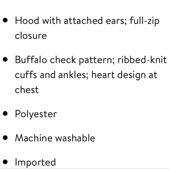 Carter’s Cozy Fleece Hooded One Piece - Picture 4 of 4